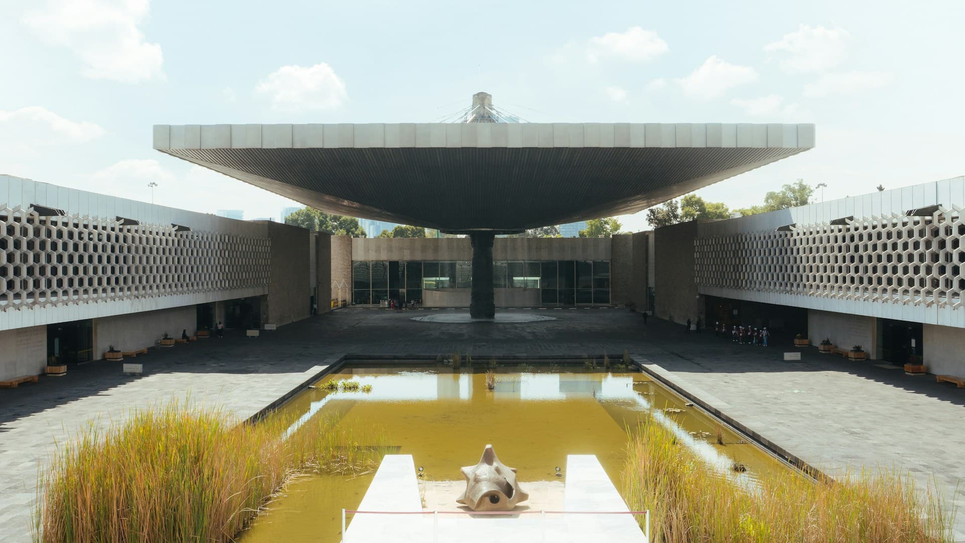 Chapultepec Park with the Museo Nacional de Antropología in view