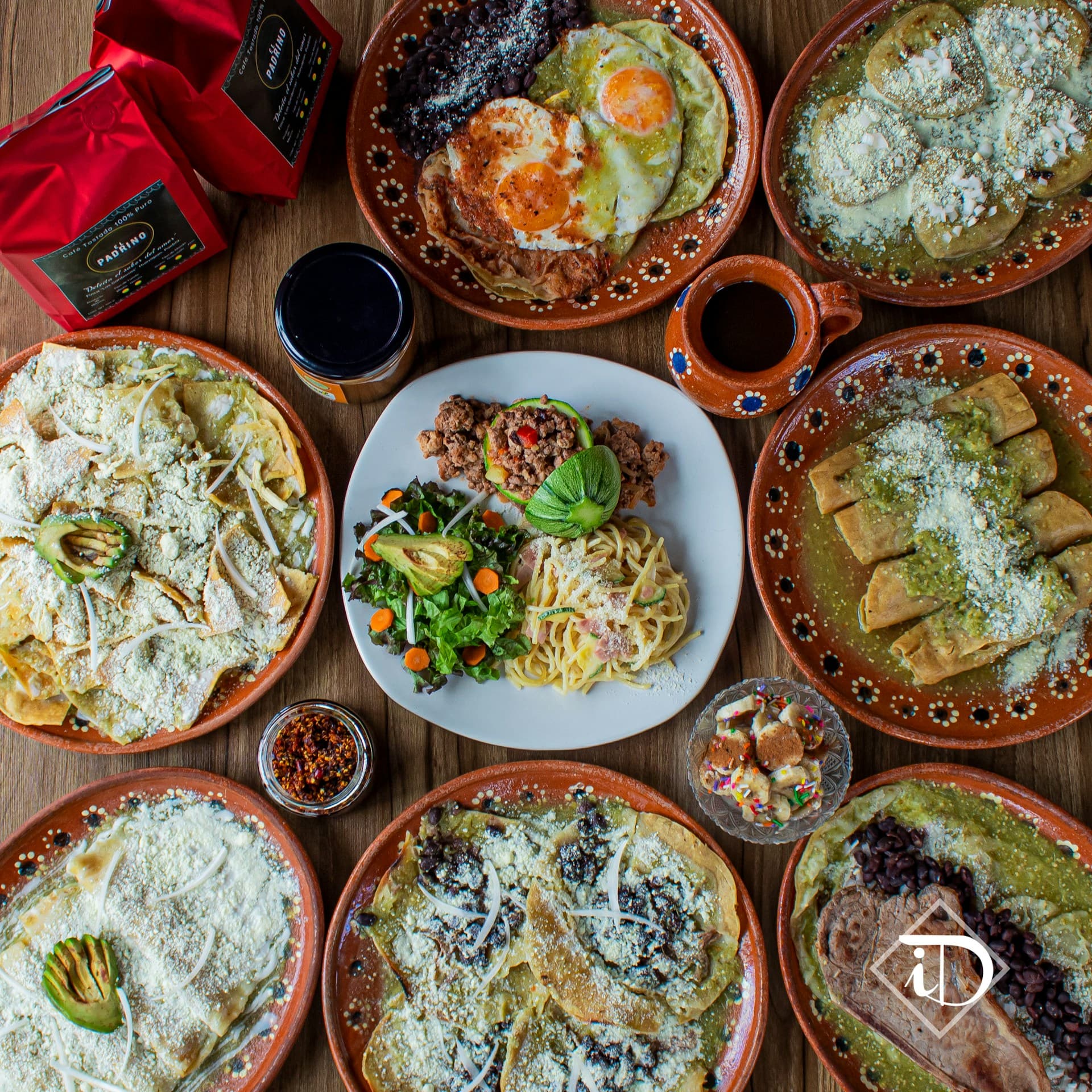 An elevated Mexican tasting plate at a fine-dining restaurant